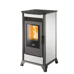 Pellettitakka Ravelli RV110 11.5 kW valkoinen