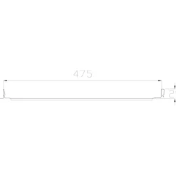 Peltikatto Weckman Progantti Standard 0.5 mm pystysauma