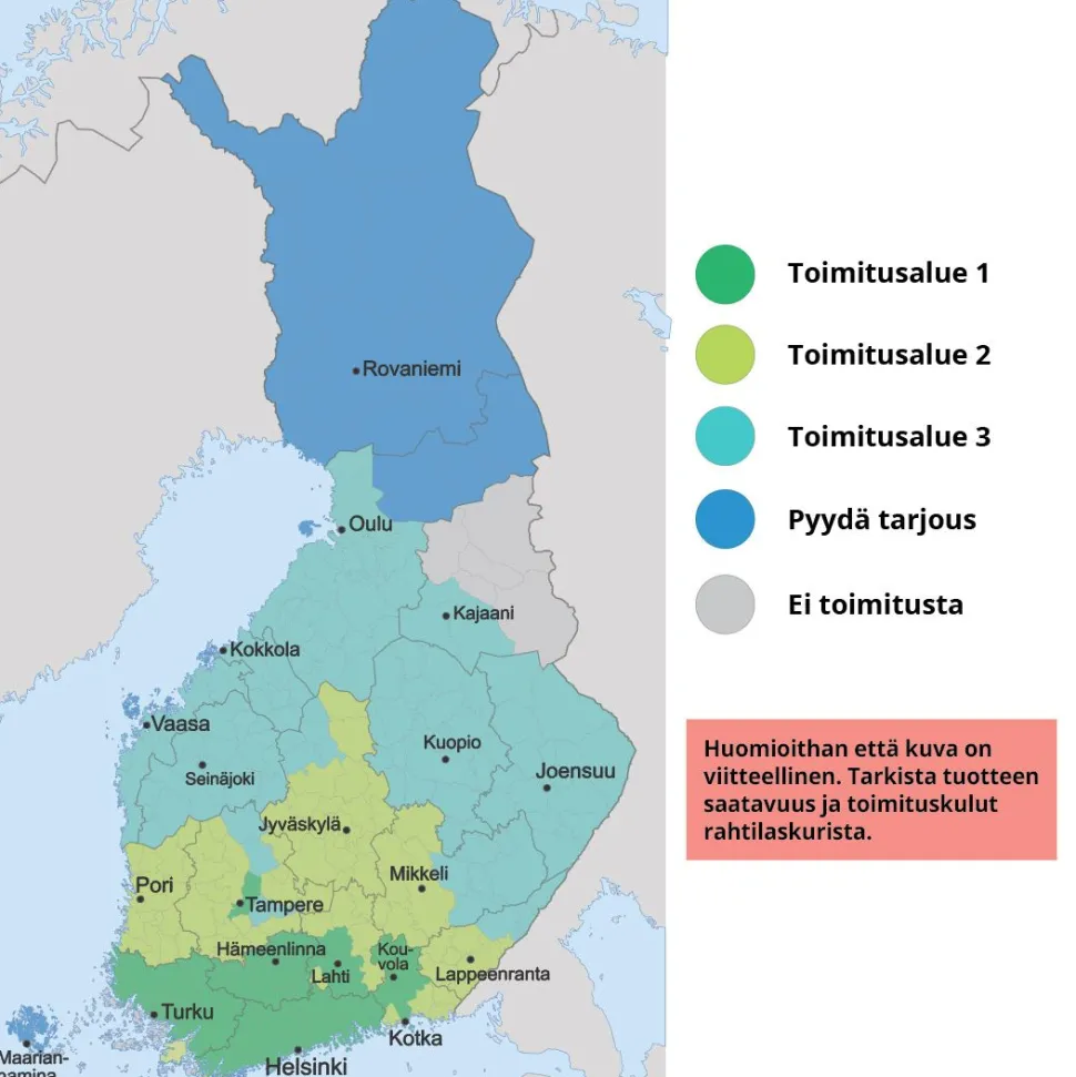 Perennamulta Kekkilä eri kokoja