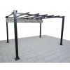 Pergola Baltic Garden Sunset, 3 x 4 m, harmaa