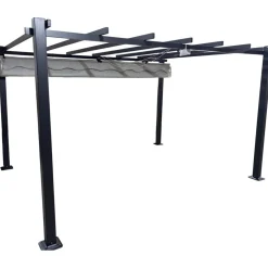 Pergola Baltic Garden Sunset, 3 x 4 m, harmaa