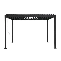 Pergola Home4You Mirador-88, 300x300cm, tummanharmaa