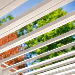 Pergola Home4You Mirador-111, 300x400cm, valkoinen
