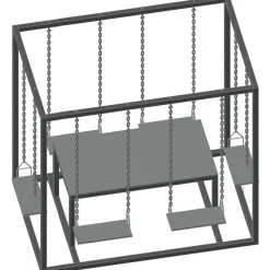 Pergolakeinu ja pöytä Jabo 2200x1400x2100mm