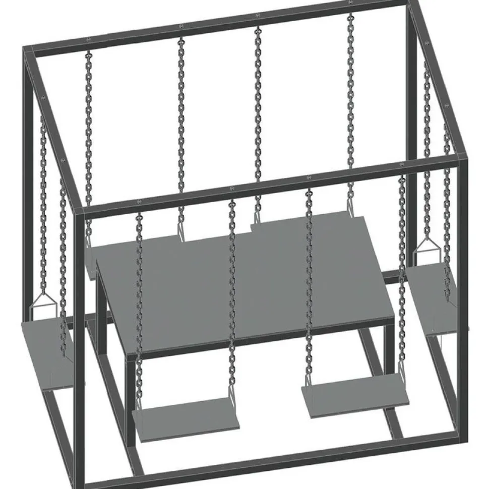 Pergolakeinu ja pöytä Jabo 2200x1400x2100mm