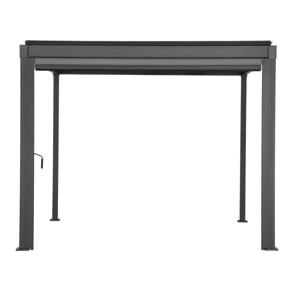 Pergolan rullakaihdin Home4You Mirador-80/88(3m), 27,9x22,45cm, harmaa