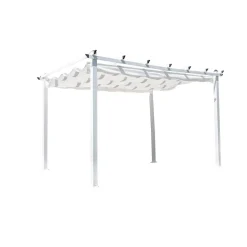 Pergola Venture Home Lazio, 345x395cm, valkoinen