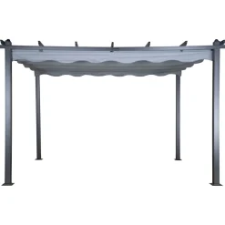Pergola Venture Home Lazio, 295x395cm, musta/harmaa