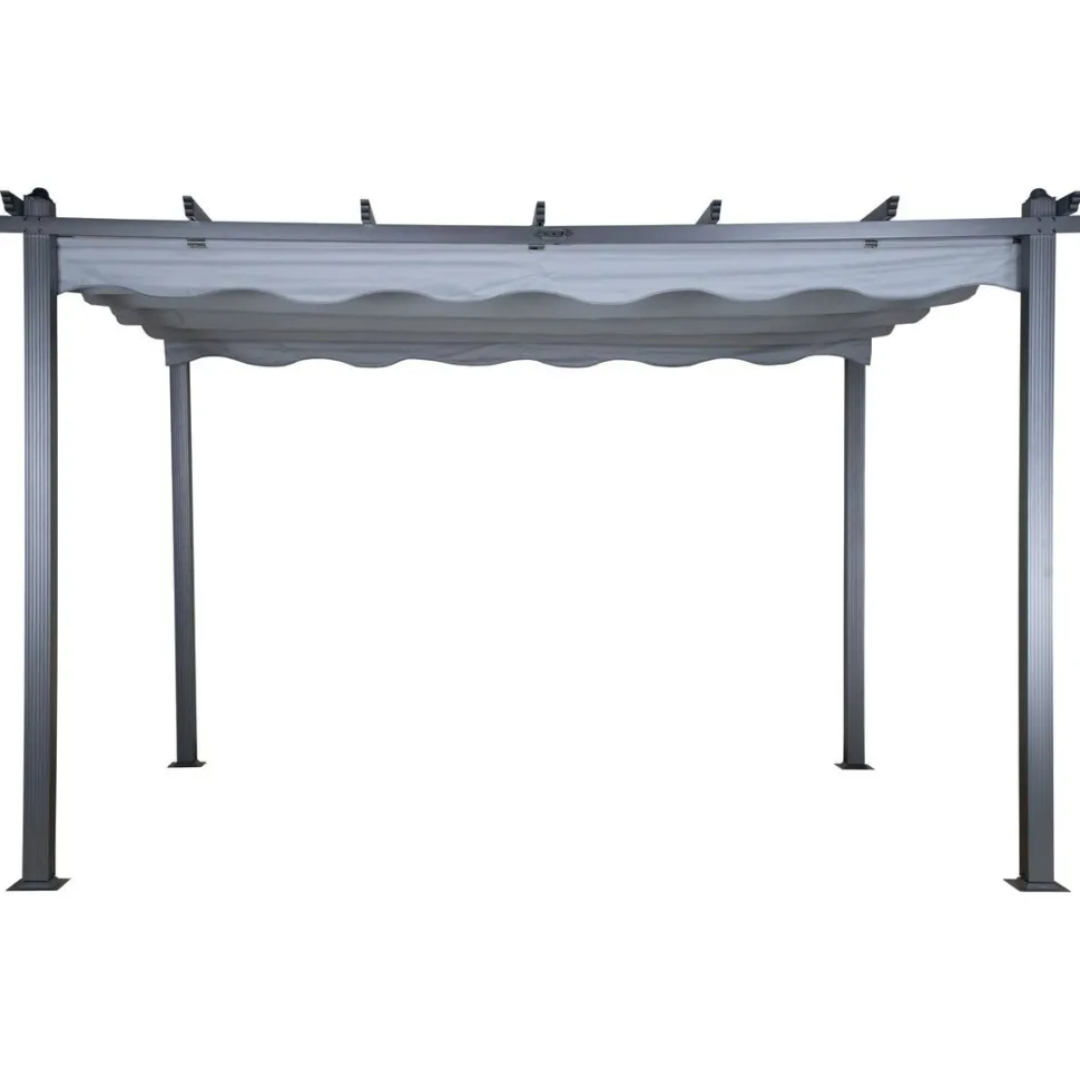 Pergola Venture Home Lazio, 295x395cm, musta/harmaa