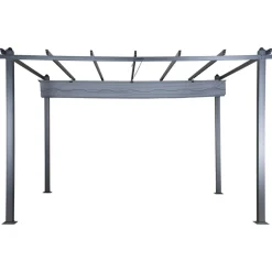 Pergola Venture Home Lazio, 295x395cm, musta/harmaa