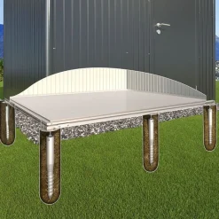 Perustus puutarhavajaan Biohort HighLine H6 SmartBase Plus alumiini