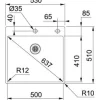 Pesuallas Frank Box BXX 210-50 TL 530x510 mm rst
