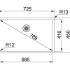 Pesuallas Frank Box BXX 210/110-68 725x450 mm rst
