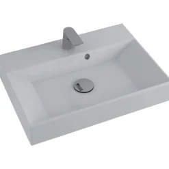 Pesuallas Grip Solo 500x360mm valumarmori valkoinen