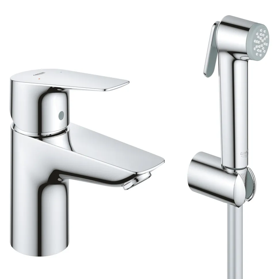 Pesuallashana Grohe Bau Edge, bideesuihkulla, kromi
