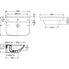 Pesuallas IDO Seven D 11113 560x440x170 mm valkoinen