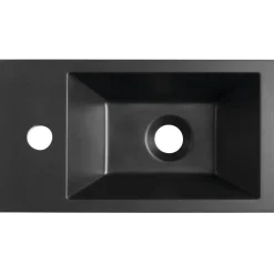 Pesuallas Interia Amarok, 40x22 cm, vasen, mattamusta