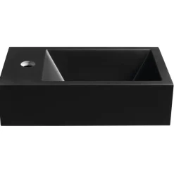 Pesuallas Interia Amarok, 40x22 cm, vasen, mattamusta