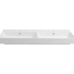 Pesuallas Interia Kare 1200 x 460 mm kaksialtainen valkoinen