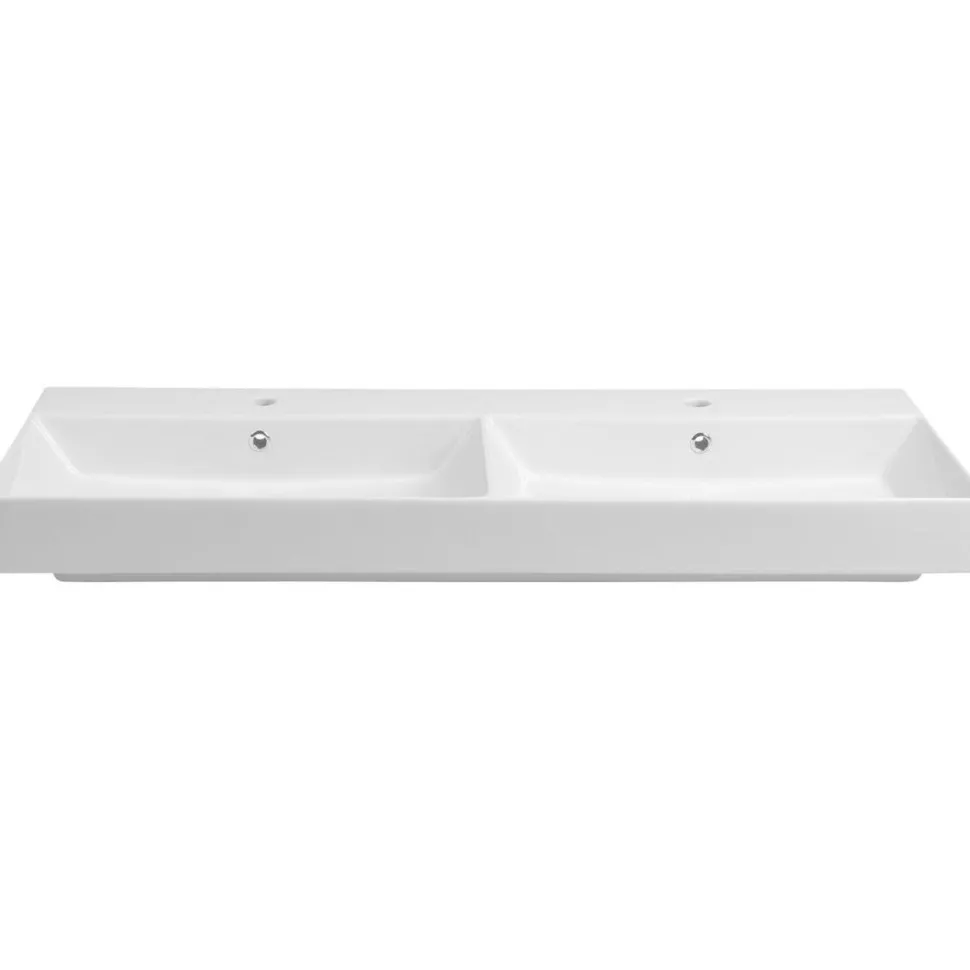 Pesuallas Interia Kare 1200 x 460 mm kaksialtainen valkoinen