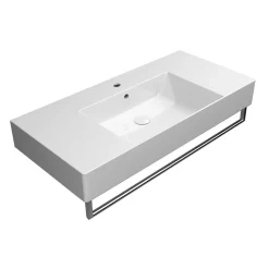 Pesuallas Interia Kube X 100x47cm, ExtraGlaze-pinnoite, valkoinen
