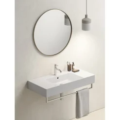 Pesuallas Interia Kube X 100x47cm, ExtraGlaze-pinnoite, valkoinen