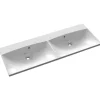 Pesuallas Interia Maria 1200 x 460 mm kaksialtainen kivi valkoinen