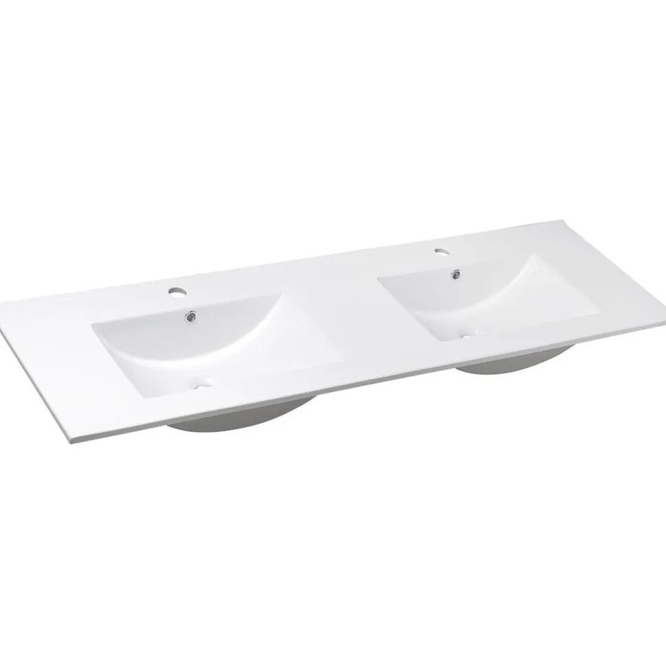 Pesuallas Interia Slim Double 1510 x 460 mm kaksialtainen valkoinen