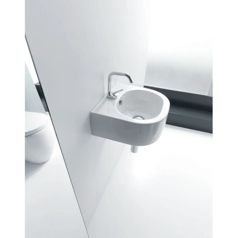 Pesuallas Kerasan Flo 3149 400x370mm valkoinen