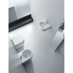 Pesuallas Kerasan Flo 3149 400x370mm valkoinen