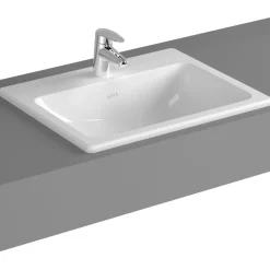 Pesuallas Vitra S20 hananreiällä upotettava 55 cm