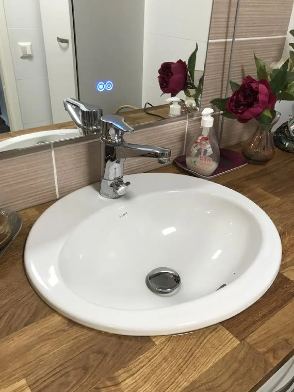 Pesuallas Vitra S20 soikea upotettava 53 cm