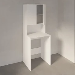 Pesukonekaappi Linento Furniture ADR-482-BB-1, leveys 65cm, korkeus 182 cm, valkoinen