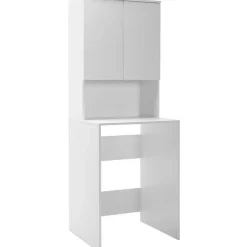 Pesukonekaappi Linento Furniture ADR-482-BB-1, leveys 65cm, korkeus 182 cm, valkoinen