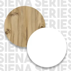 Pesukonepöytä Linento Furniture SA1 60 cm valkoinen/ruskea