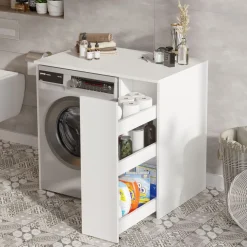 Pesukonepöytä Linento Furniture SA1 60 cm valkoinen
