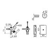 Pesukoneventtiili Oras 272100 elektroninen 3V