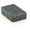 Pihakivi Rudus Kartanonupu 60 viisteetön 207x137x60 mm sileä musta