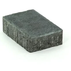 Pihakivi Rudus Kartanonupu 60 viisteetön 207x137x60 mm sileä musta