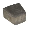 Pihakivi Rudus Klassikko iso kaarre 60 110x115x60 mm sileä musta