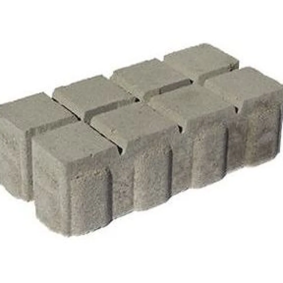 Pihakivi Rudus Nurmikivi 278x138x80 mm sileä harmaa