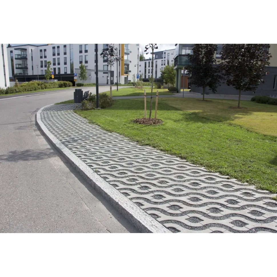 Pihakivi Rudus Riimukivi 300x300x120 mm sileä harmaa