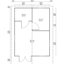 Pihamökki Tene Gotland D, 70mm, 24.1m²