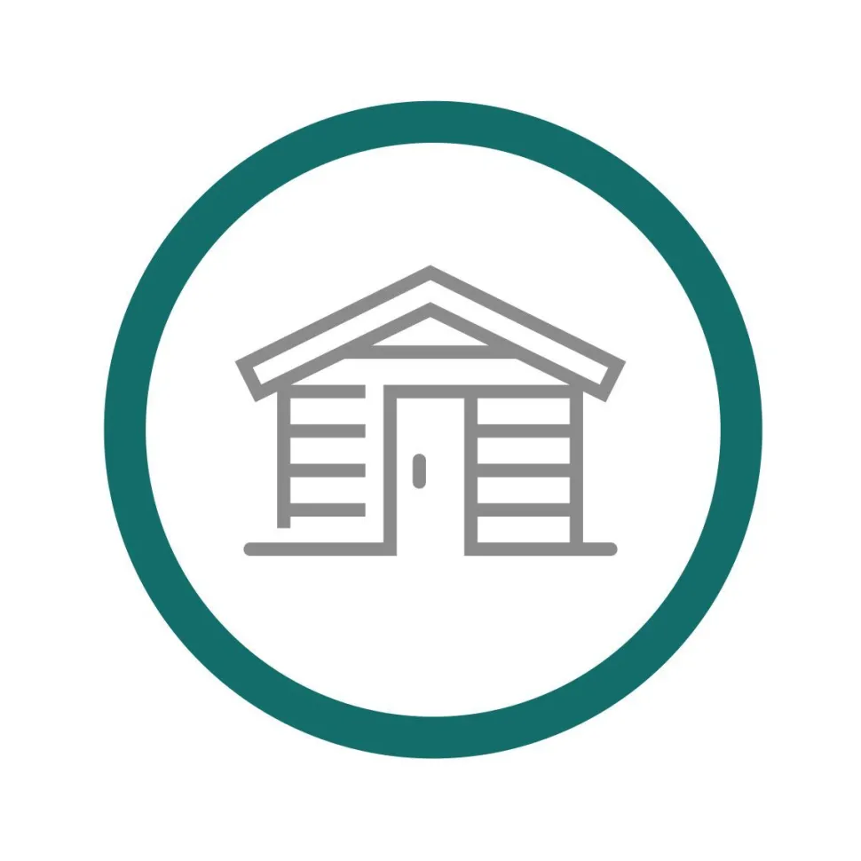 Piharakennuksen asennus 14-17,9 m2 kokoisille rakennuksille