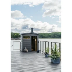 Pihasauna Kota, 4m², Narvi NC 16 -kiuaspaketilla