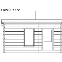 Pihasauna LP Garden Ylläs, 11.2m², pulpettikattoinen