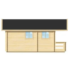 Pihasauna Luoman Lillevilla 7-5 Tiira 10,3 + 2,3 m²