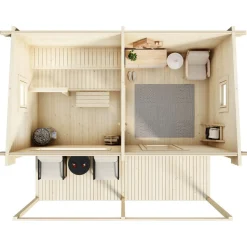 Pihasauna Luoman Lillevilla 735 Haapana, 13.2m²