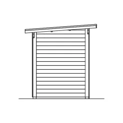 Pihasauna Skan Holz Helsinki 2, 3,7 + 2,7 m²