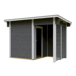Pihasauna Skan Holz Helsinki 2, 3,7 + 2,7 m²